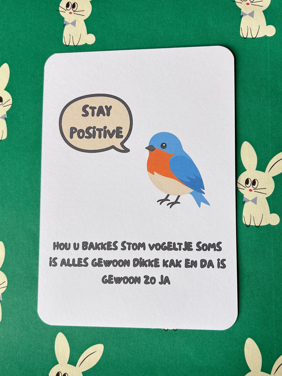 kaartje - STAY POSITIVE