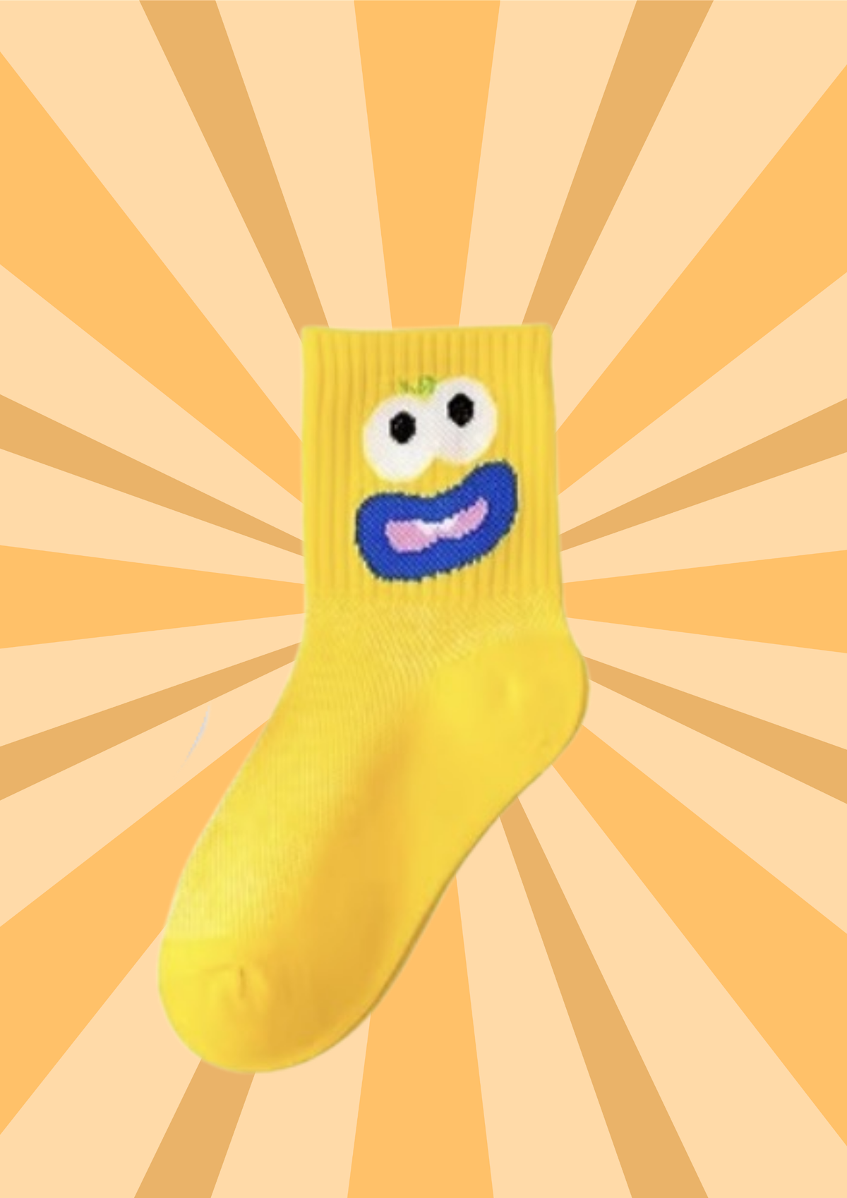 mini SOKSKE - geel monster