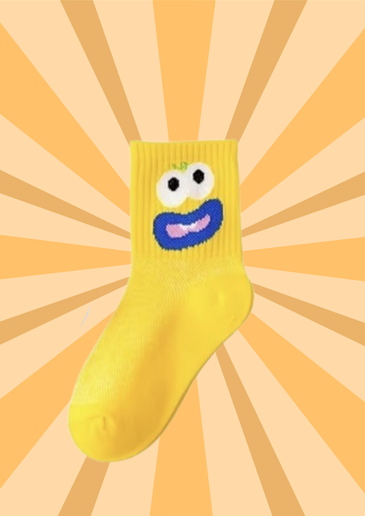 mini SOKSKE - geel monster
