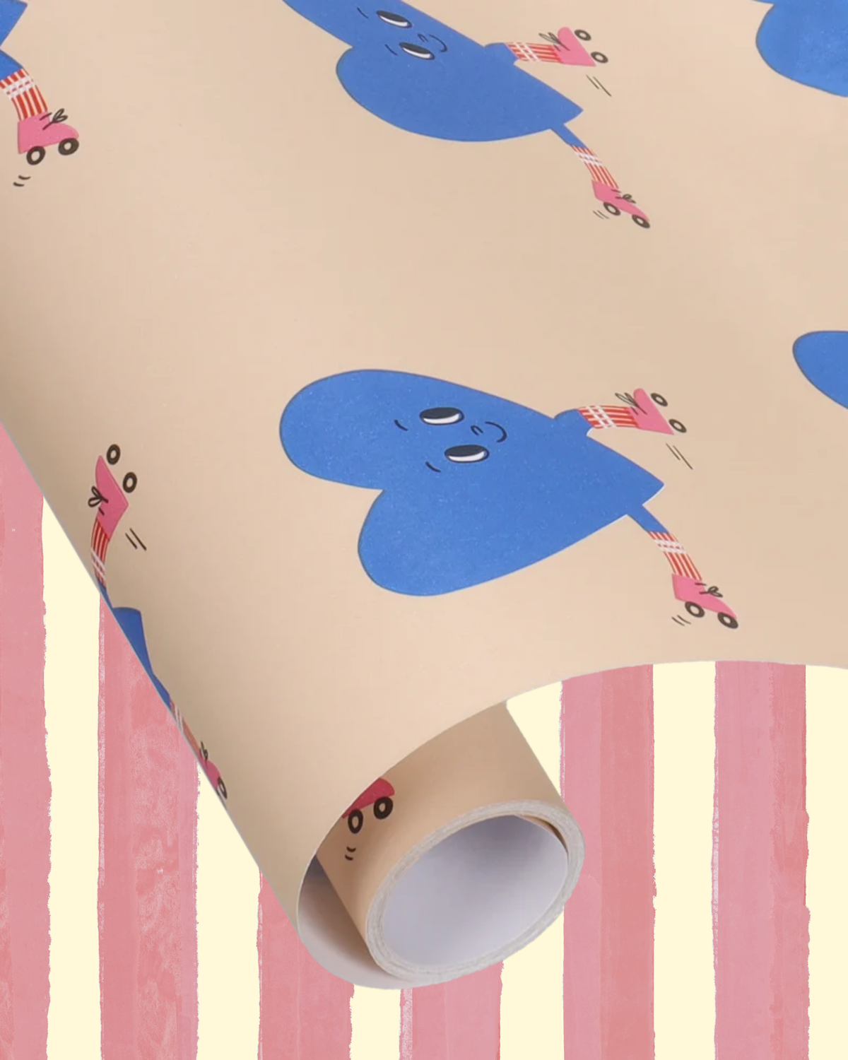 INPAKPAPIER - rolschaatsendhartje