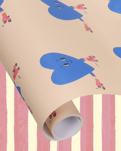 INPAKPAPIER - rolschaatsendhartje