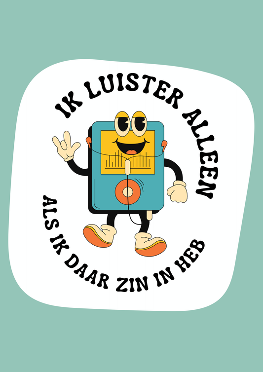 Kleurrijk truitje - IK LUISTER