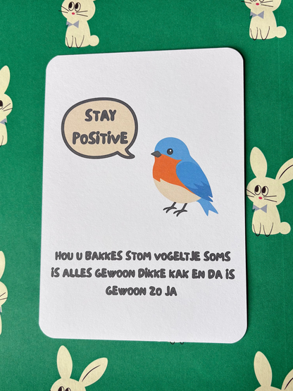 kaartje - STAY POSITIVE