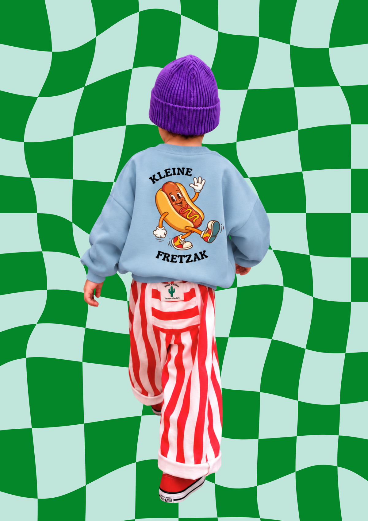 Kleurrijk truitje - KLEINE FRETZAK