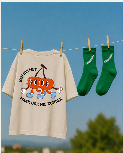 T-shirt - KAN NIE MET